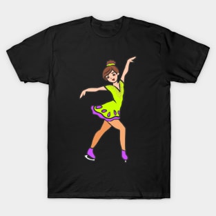 Figure skating ice skating ice skating ice sport T-Shirt